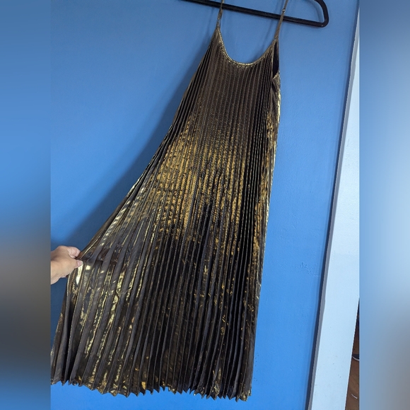 Johnny Was Golden Gem Pleated Midi Dress - Picture 12 of 14